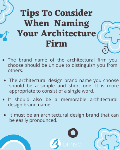 Tips to consider when naming your architecture firm