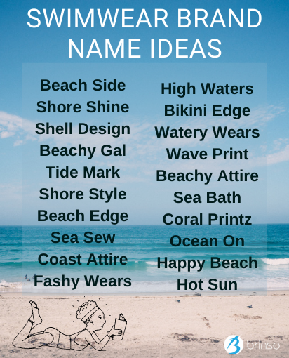 swimwear brand name ideas