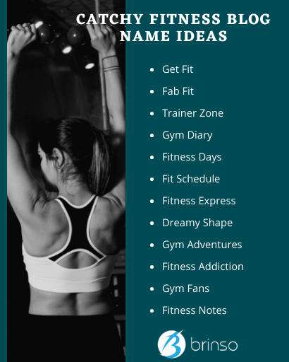 Catchy Fitness Blog Name Ideas