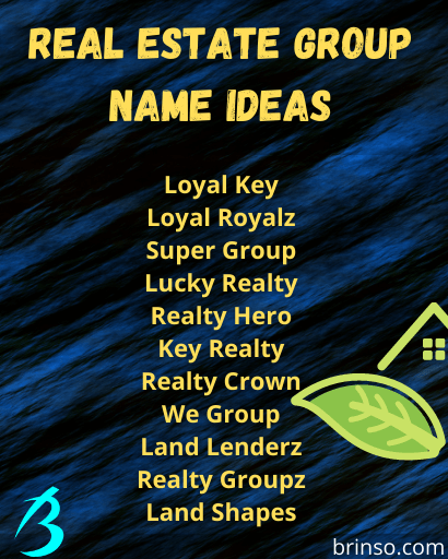 real-estate-group-name-ideas