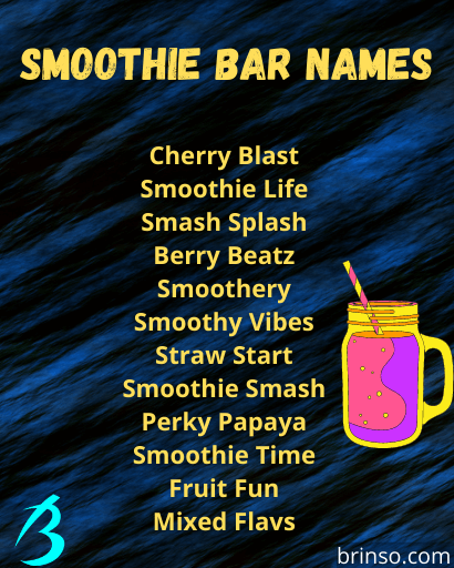 smoothie-bar-names