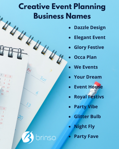 Creative Event Planning Business Names