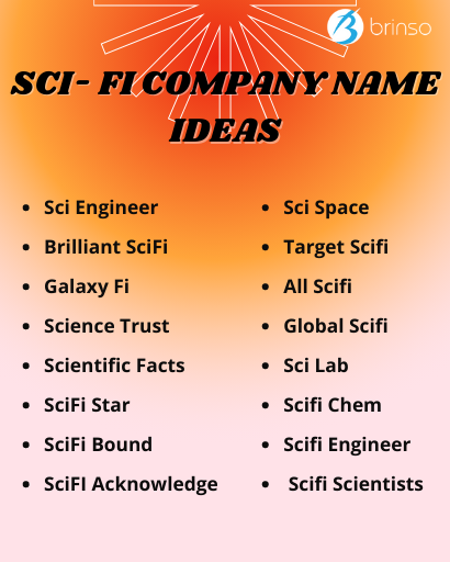 Sci Fi Company Name Ideas