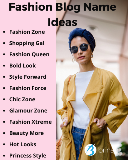 Good Fashion Blog Name Ideas