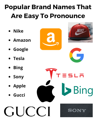 Popular Brand Names That Are Easy To Pronounce