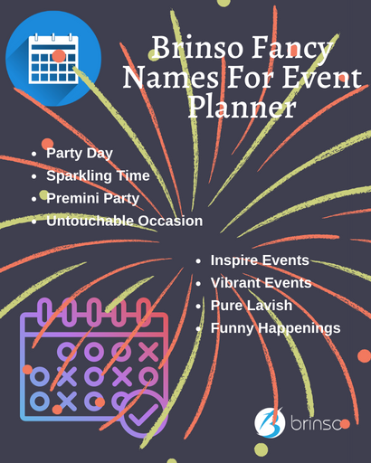 650+Catchy Event Planning Business Name Ideas For 2023 –  – Brinso