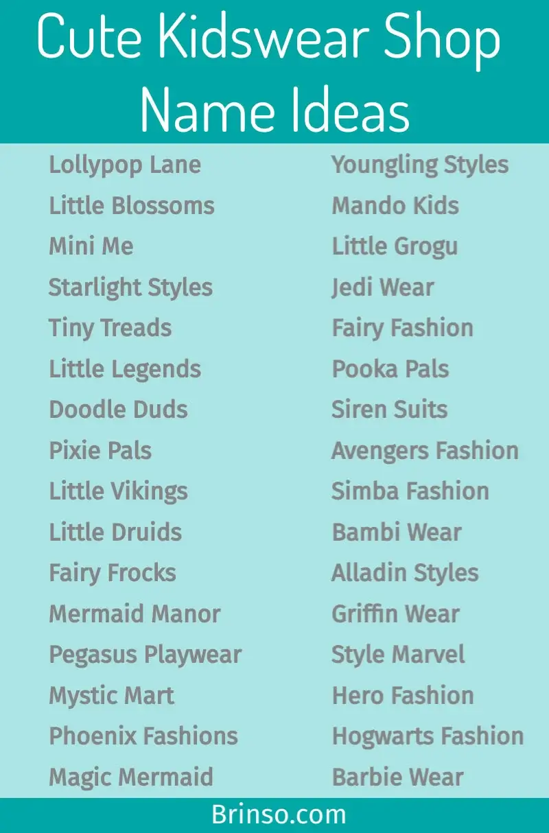 new-kids-wear-shop-names-list