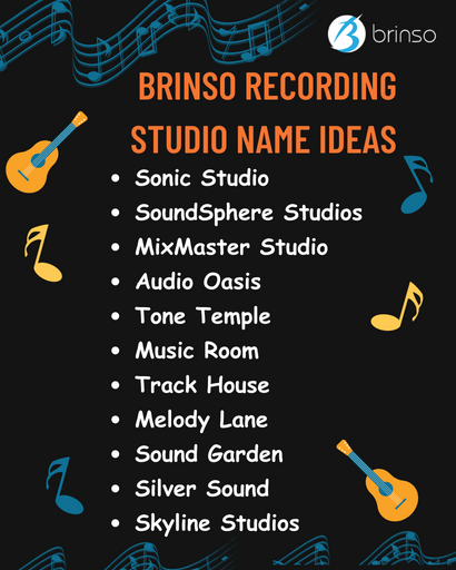 Brinso Recording Studio Name Ideas